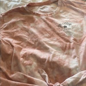 hollister pink tee
